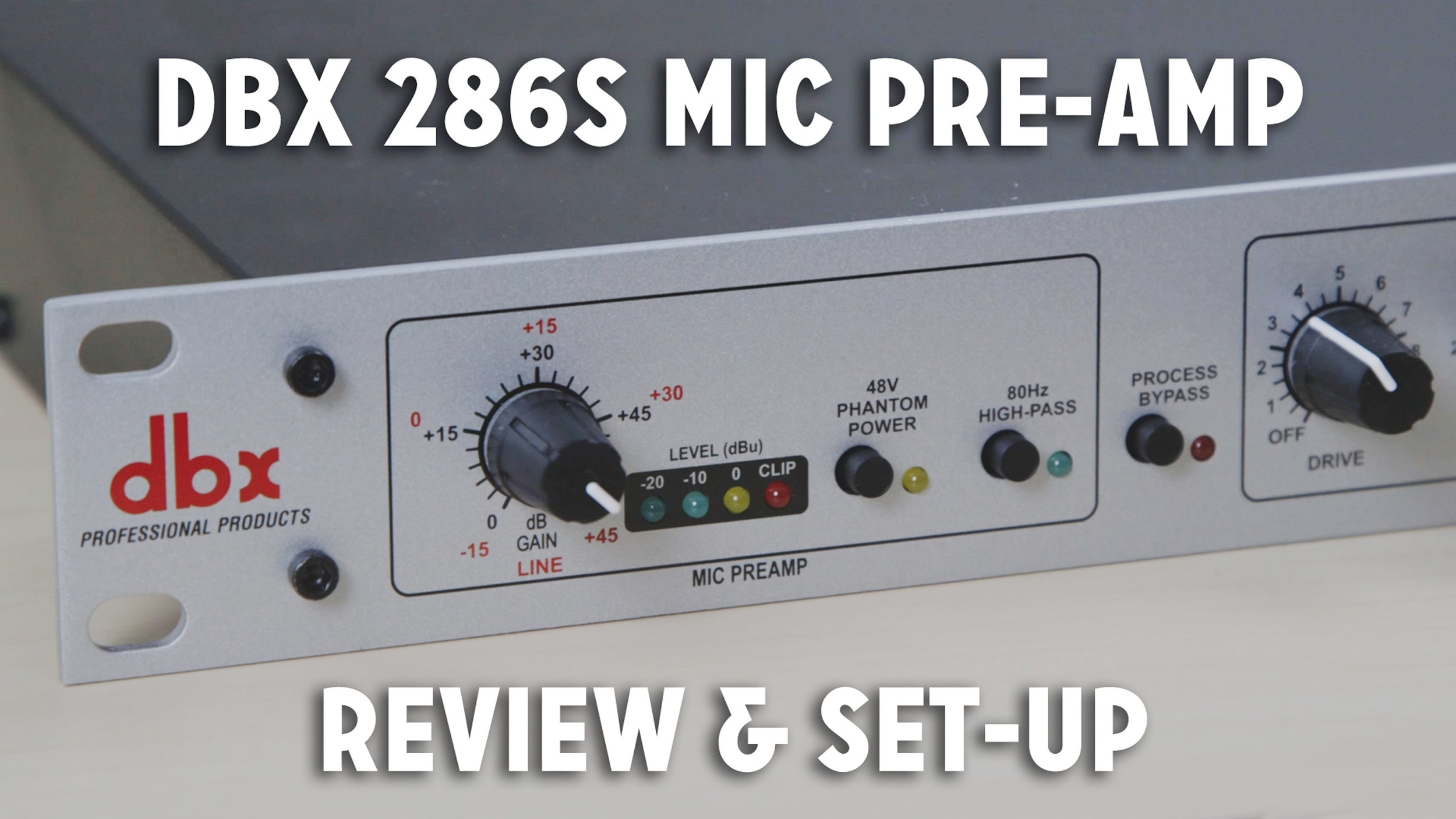 dbx 286s Mic Pre-Amp Review + Set-up Walkthrough — Caleb Wojcik